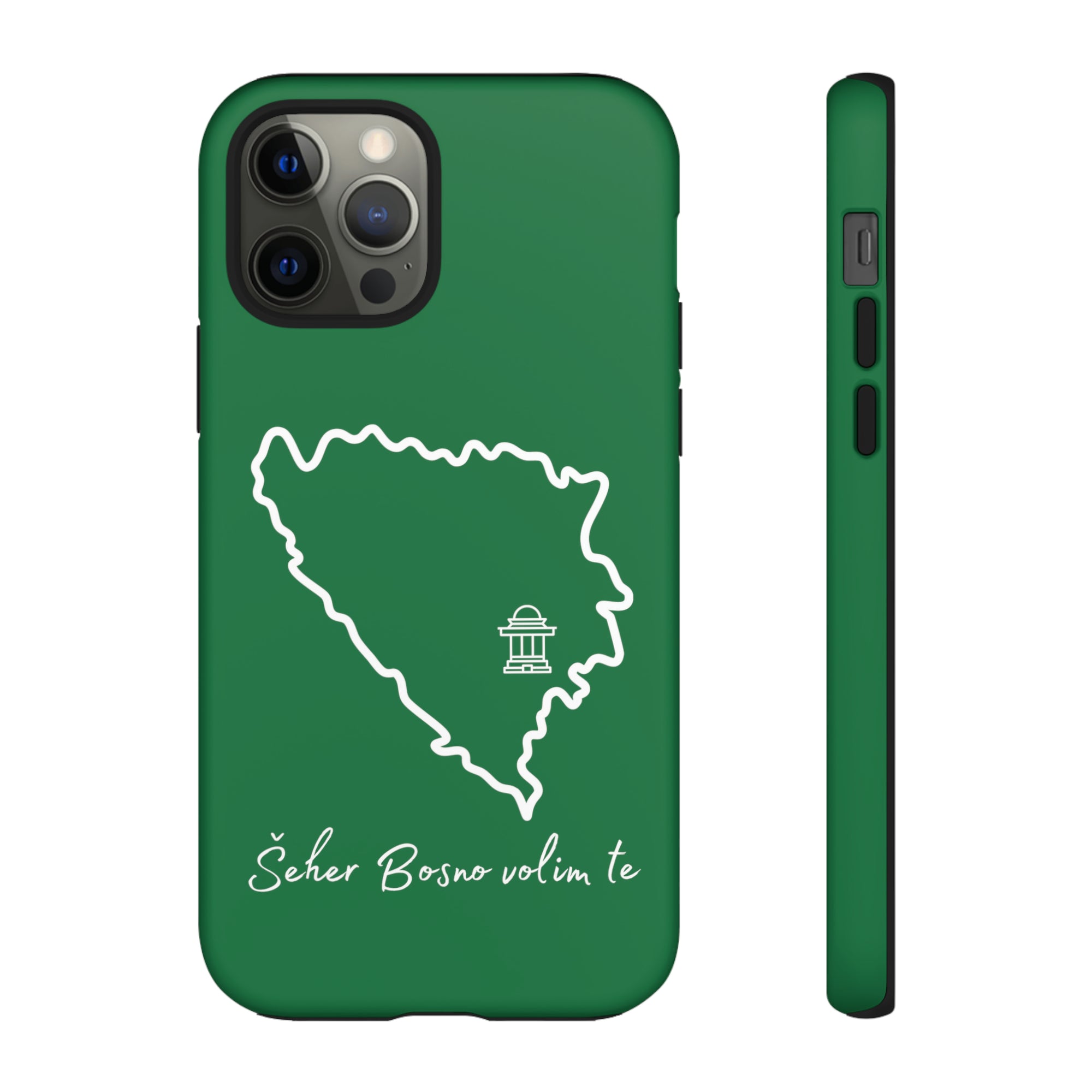 Šeher Bosno Volim Te Phone Case - Green