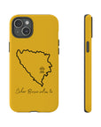 Šeher Bosno Volim Te Phone Case - Yellow