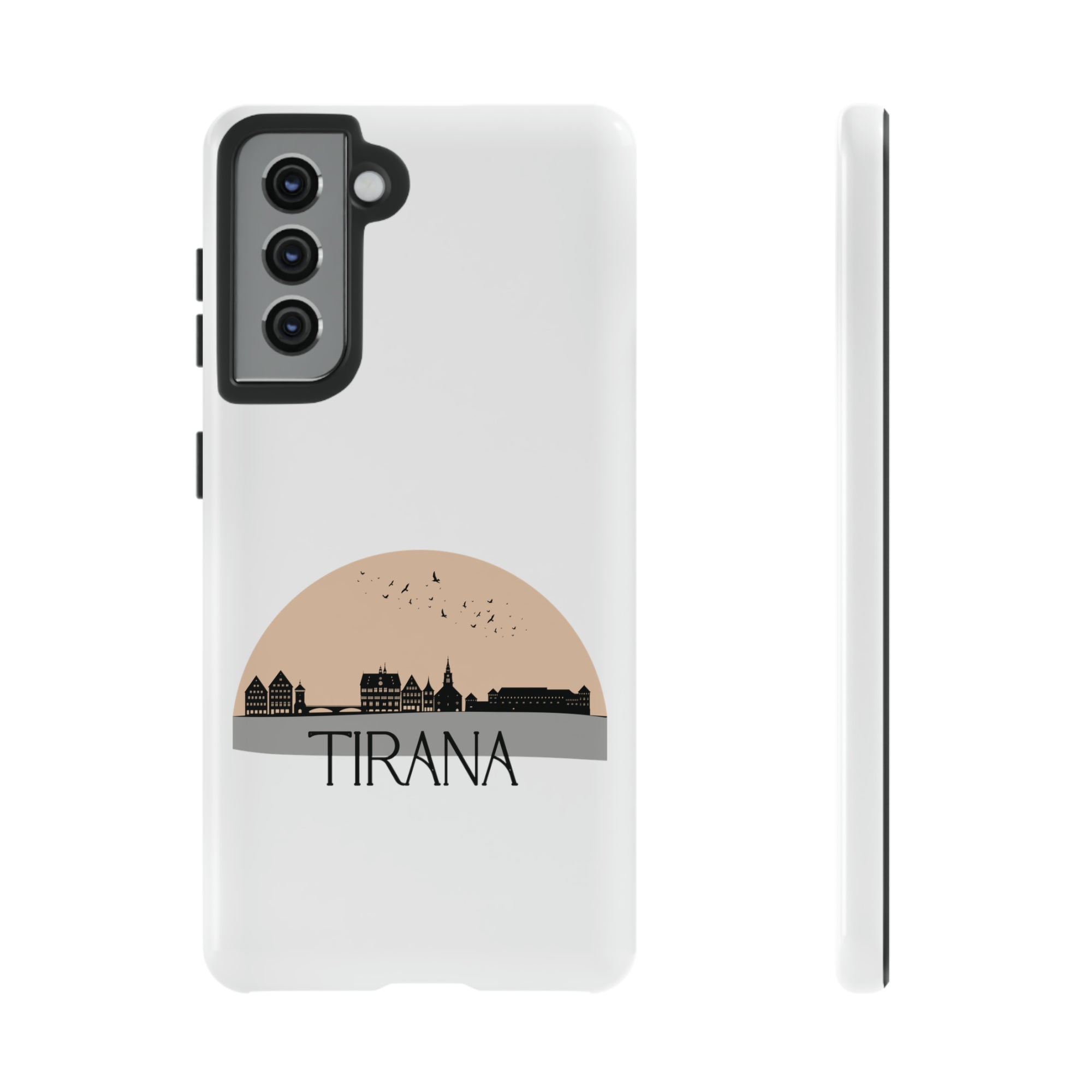 TIRANA Phone Case - White