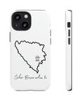 Šeher Bosno Volim Te Phone Case - White