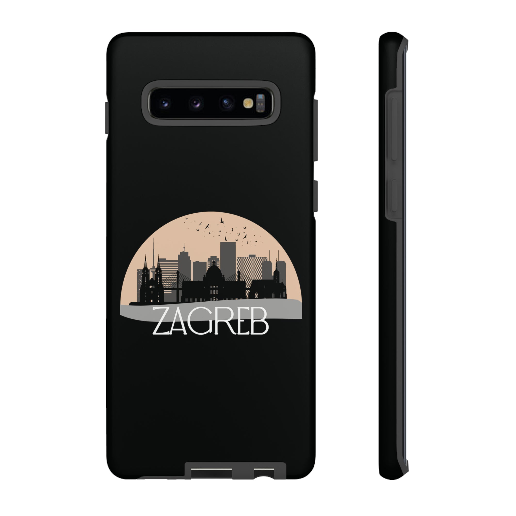 ZAGREB Phone Case - Black