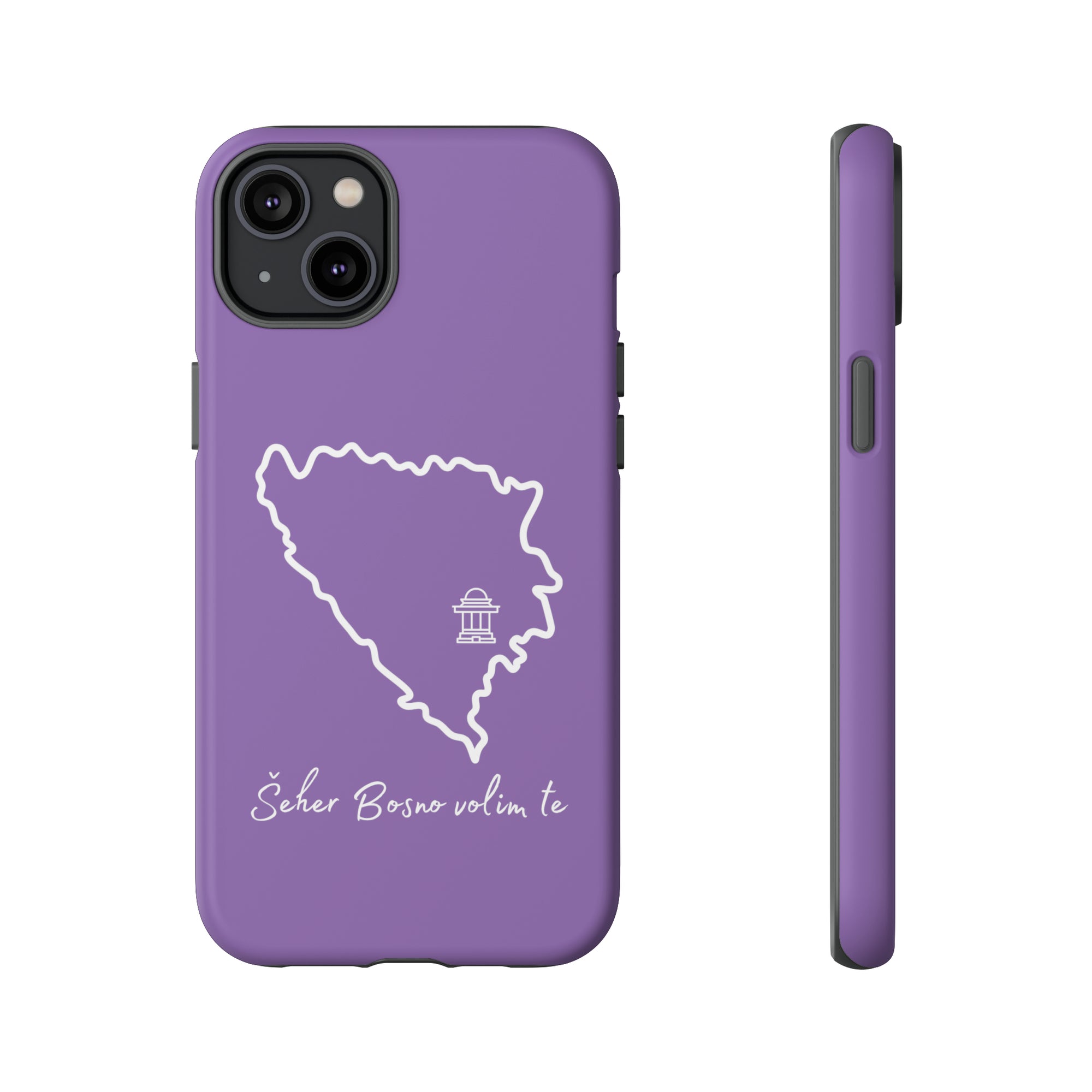 Šeher Bosno Volim Te Phone Case - Purple