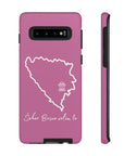 Šeher Bosno Volim Te Phone Case - Light Pink