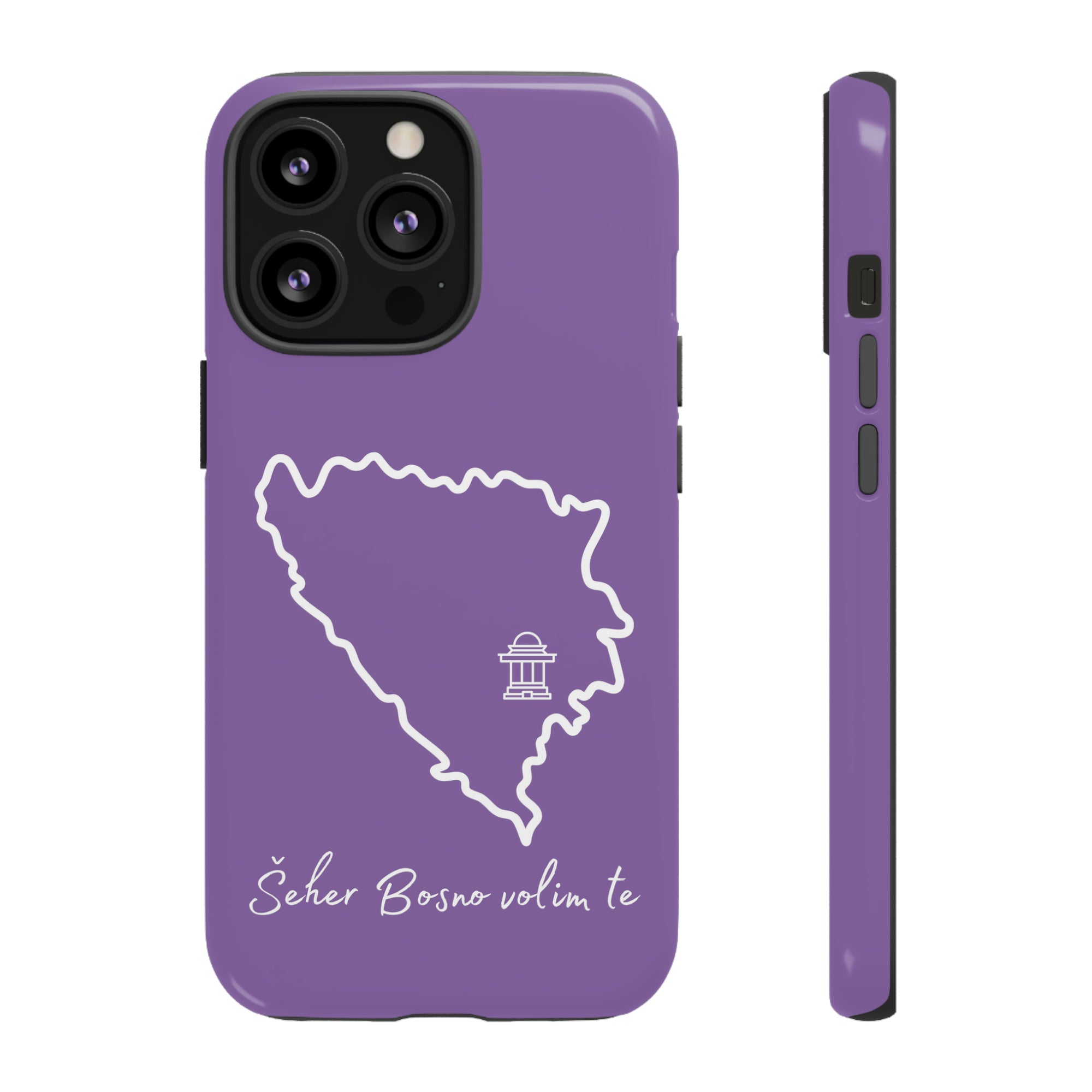 Šeher Bosno Volim Te Phone Case - Purple