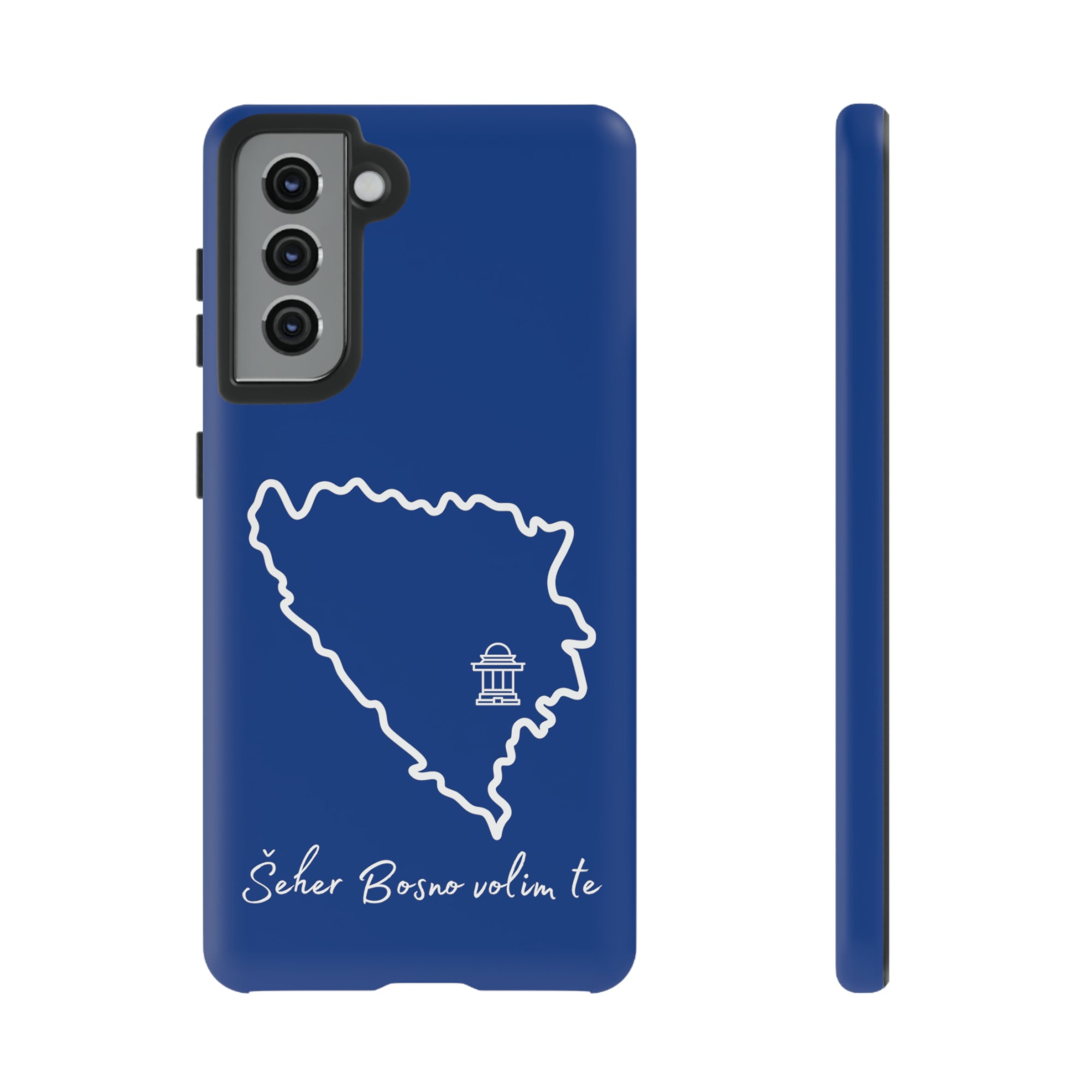 Šeher Bosno Volim Te Phone Case - Blue