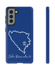 Šeher Bosno Volim Te Phone Case - Blue