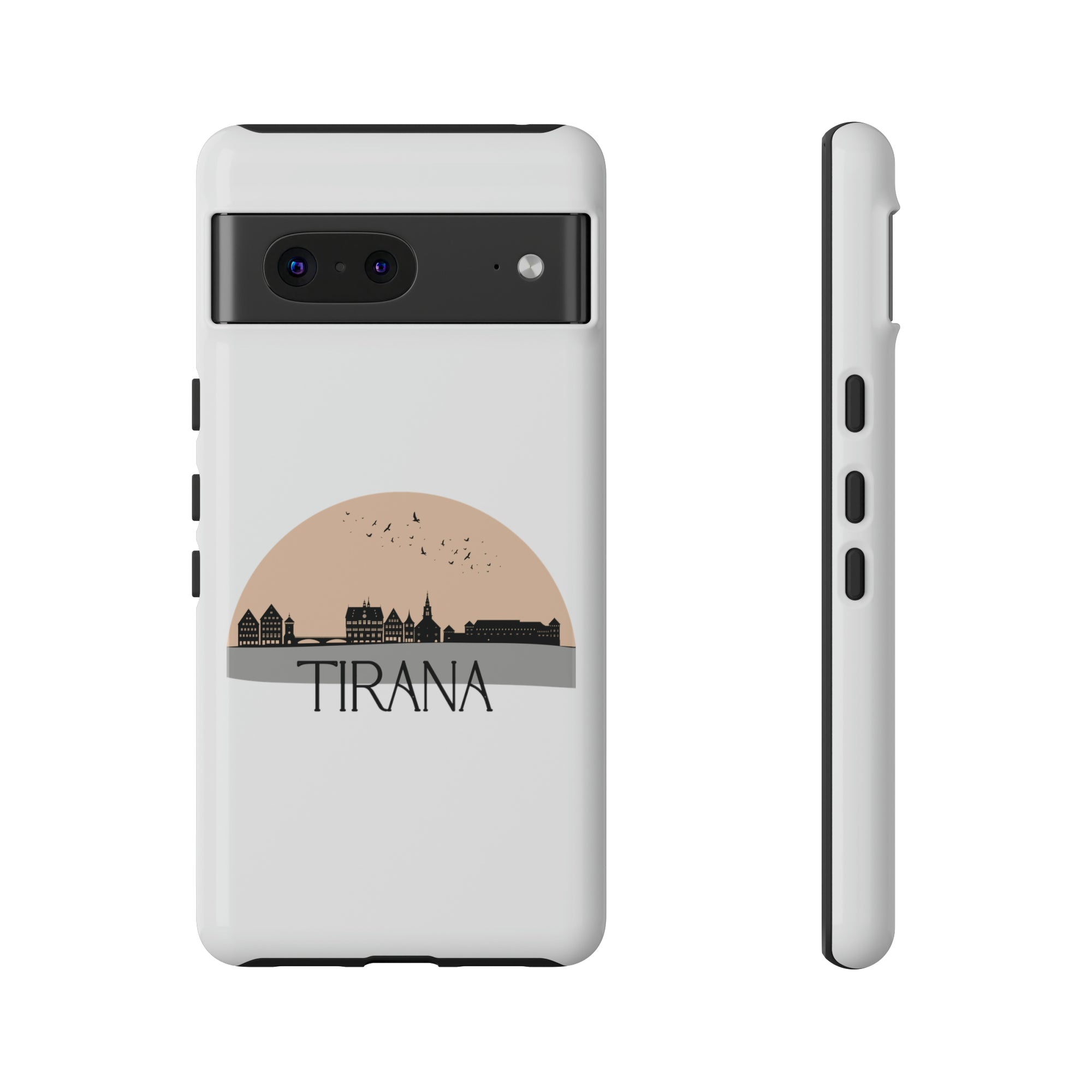 TIRANA Phone Case - White