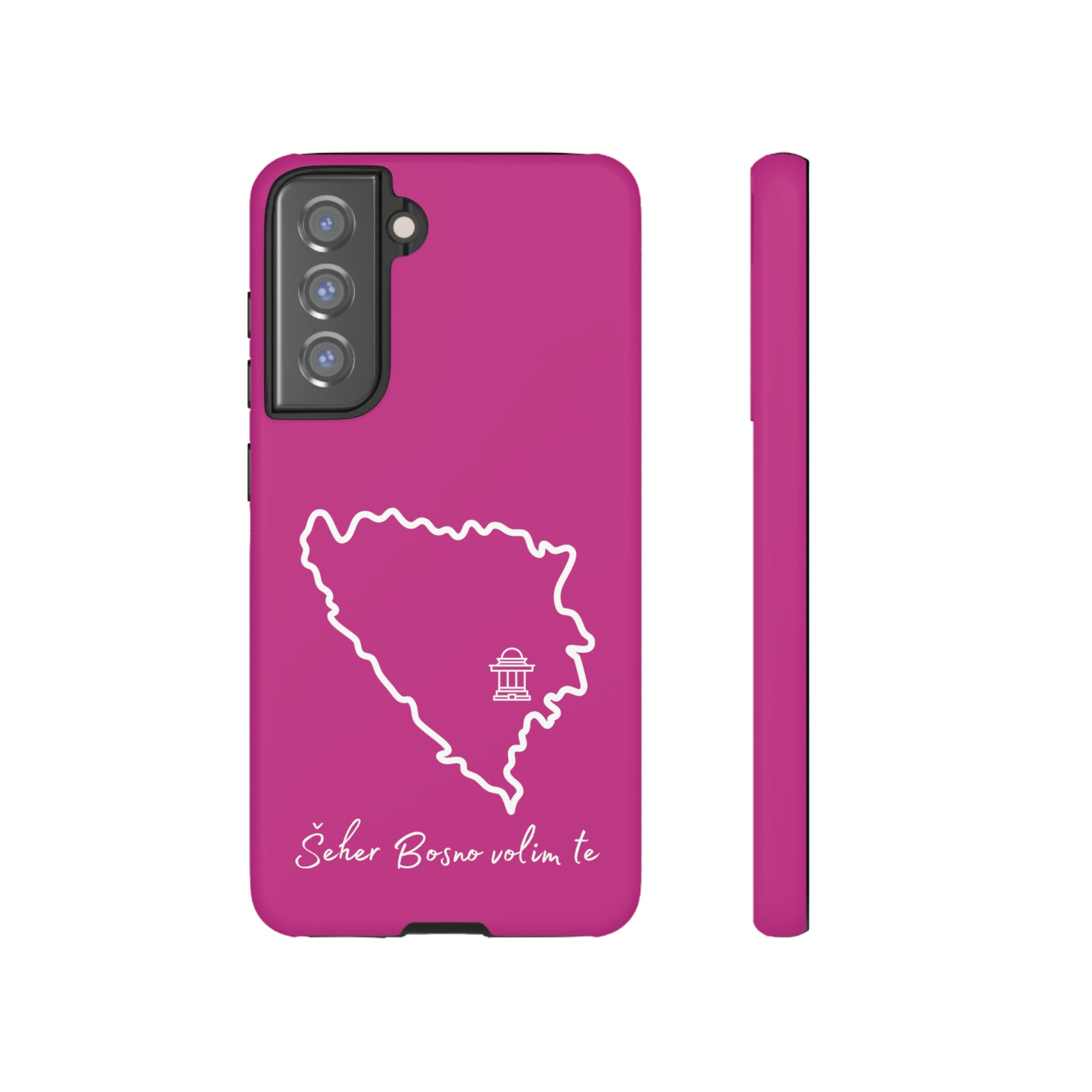 Šeher Bosno Volim Te Phone Case - Pink