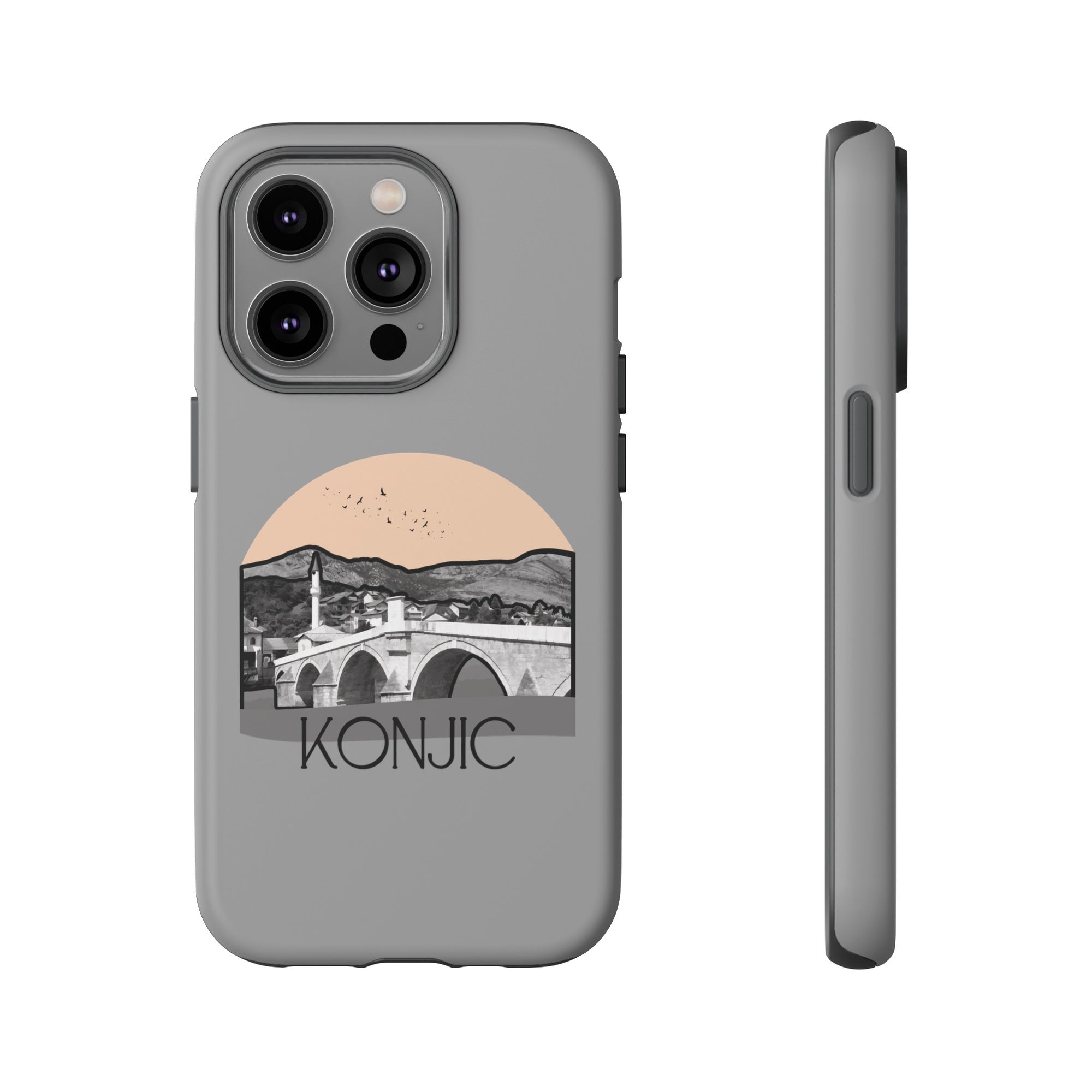 KONJIC Phone Case - Grey