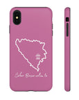 Šeher Bosno Volim Te Phone Case - Light Pink