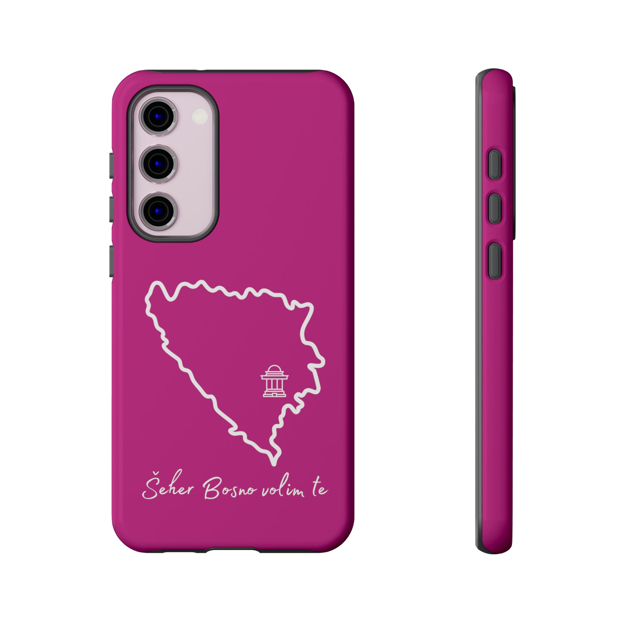 Šeher Bosno Volim Te Phone Case - Pink