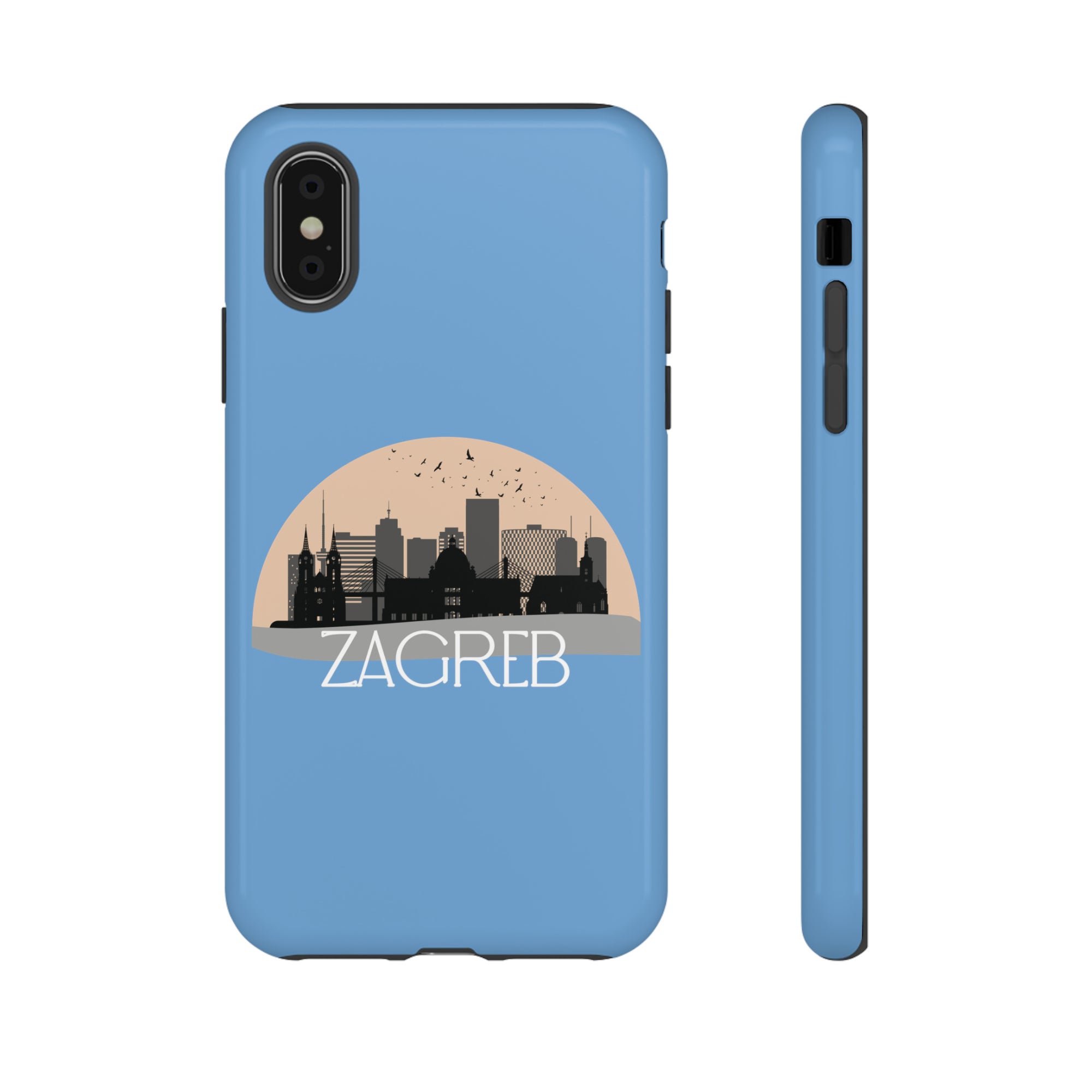 ZAGREB Phone Case - Light Blue