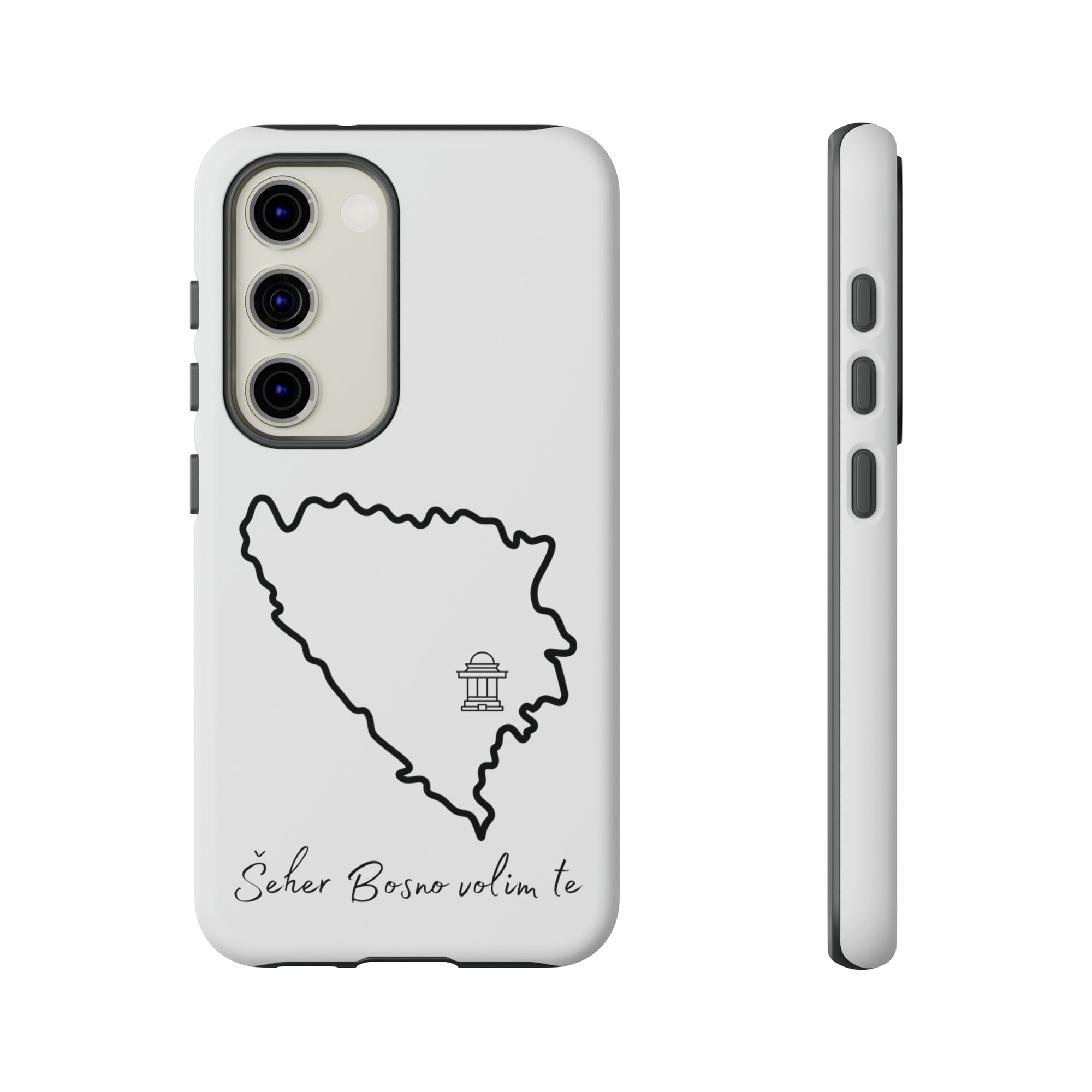 Šeher Bosno Volim Te Phone Case - White