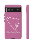 Šeher Bosno Volim Te Phone Case - Light Pink