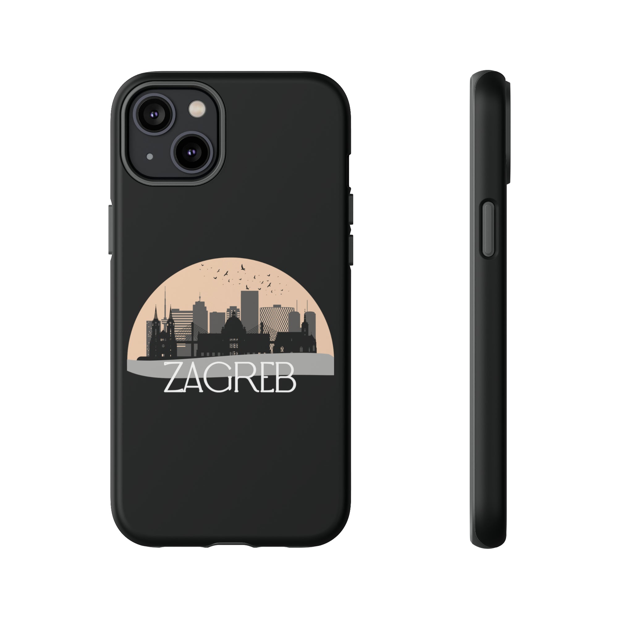 ZAGREB Phone Case - Black