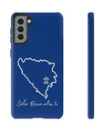 Šeher Bosno Volim Te Phone Case - Blue