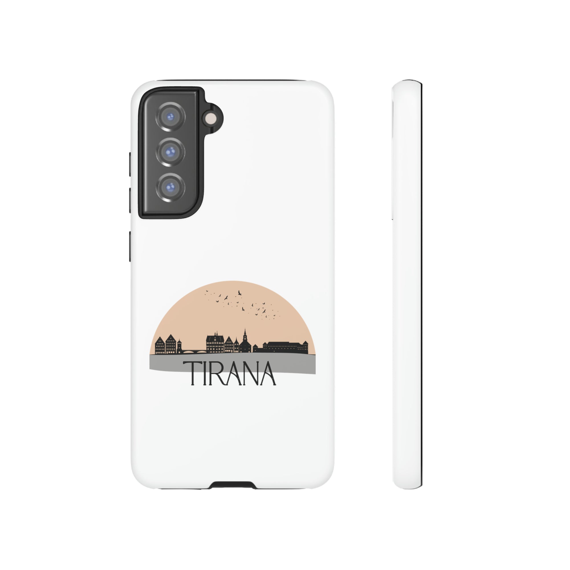 TIRANA Phone Case - White