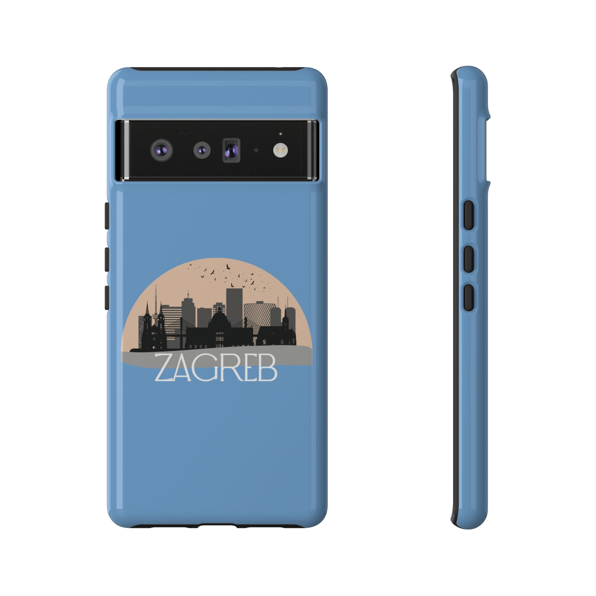 ZAGREB Phone Case - Light Blue