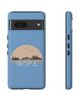 SKOPJE Phone Case - Light Blue