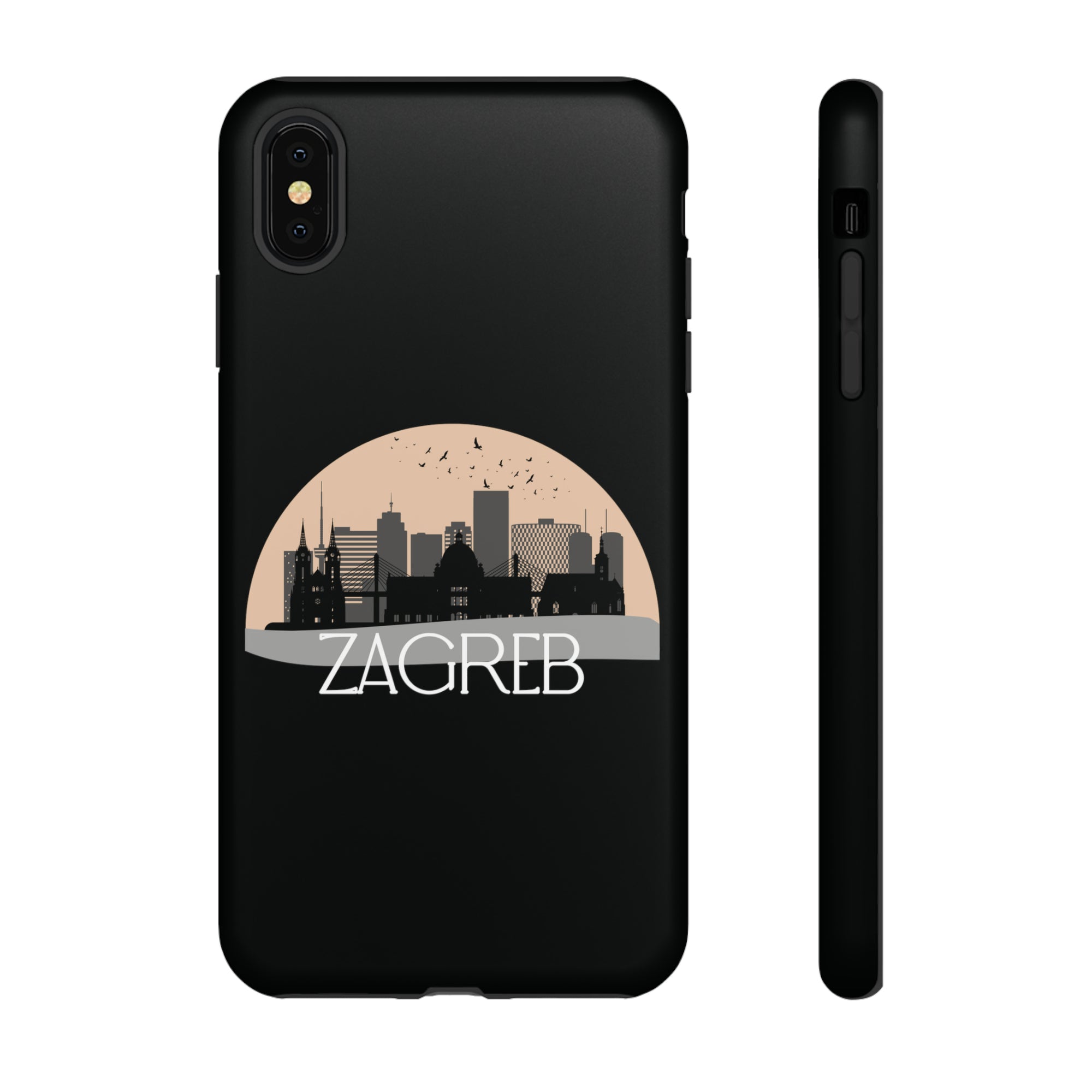 ZAGREB Phone Case - Black