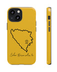 Šeher Bosno Volim Te Phone Case - Yellow