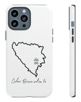 Šeher Bosno Volim Te Phone Case - White