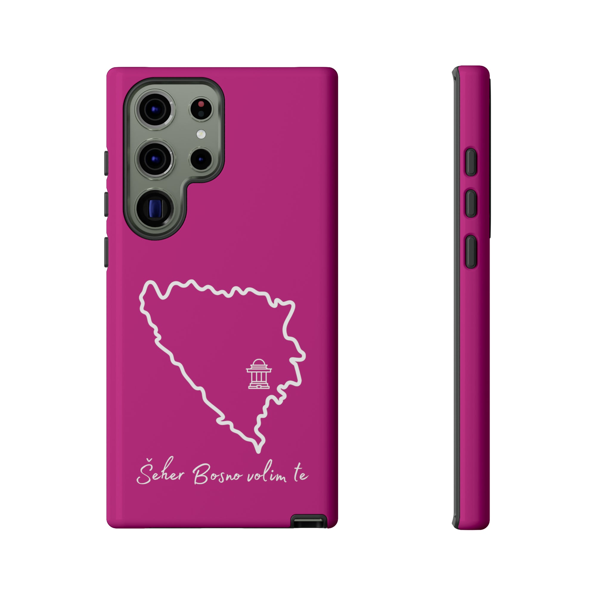 Šeher Bosno Volim Te Phone Case - Pink