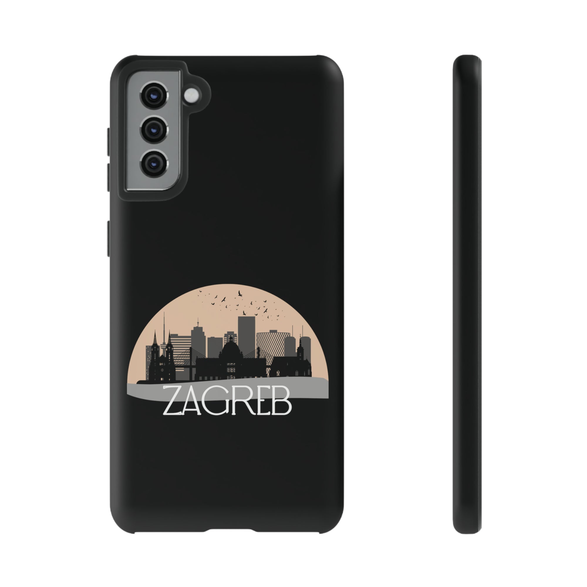 ZAGREB Phone Case - Black