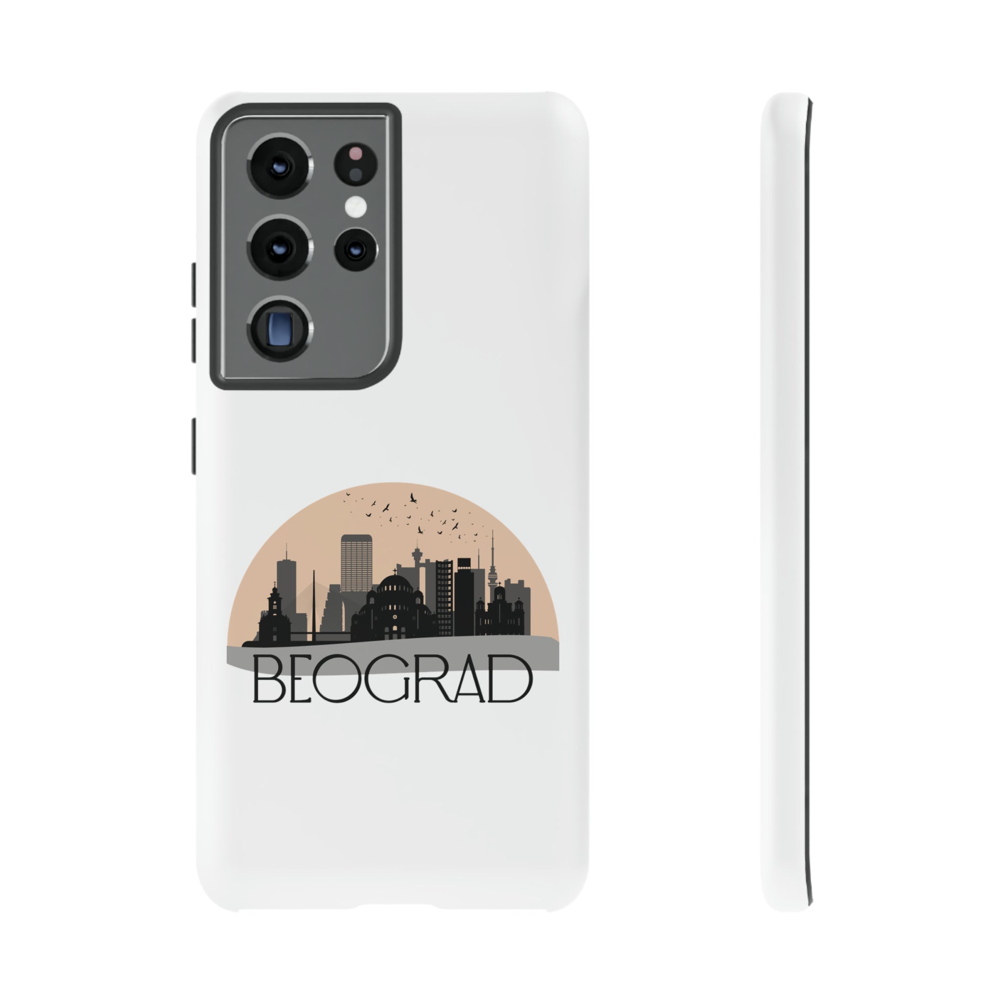 BEOGRAD Phone Case - White