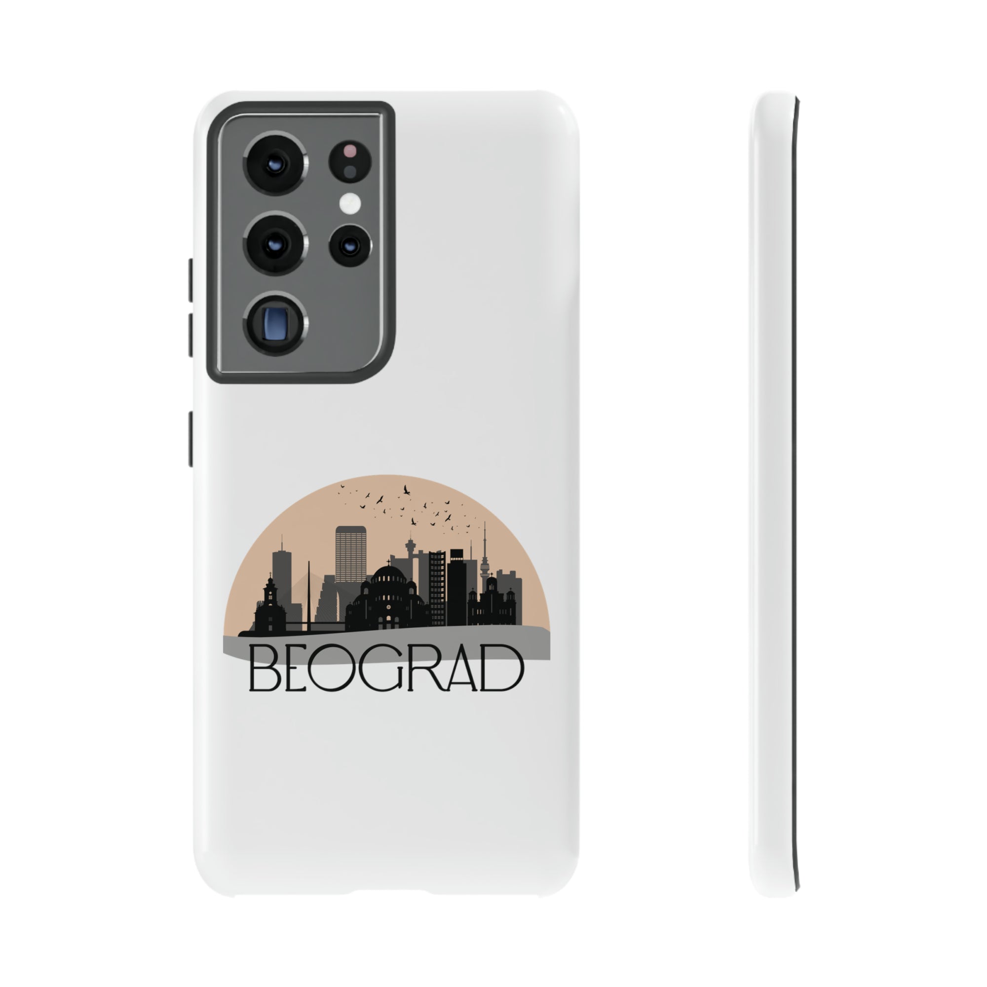 BEOGRAD Phone Case - White