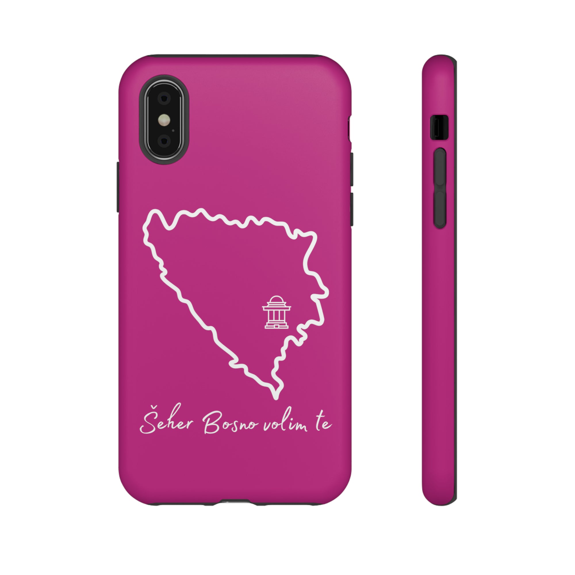 Šeher Bosno Volim Te Phone Case - Pink