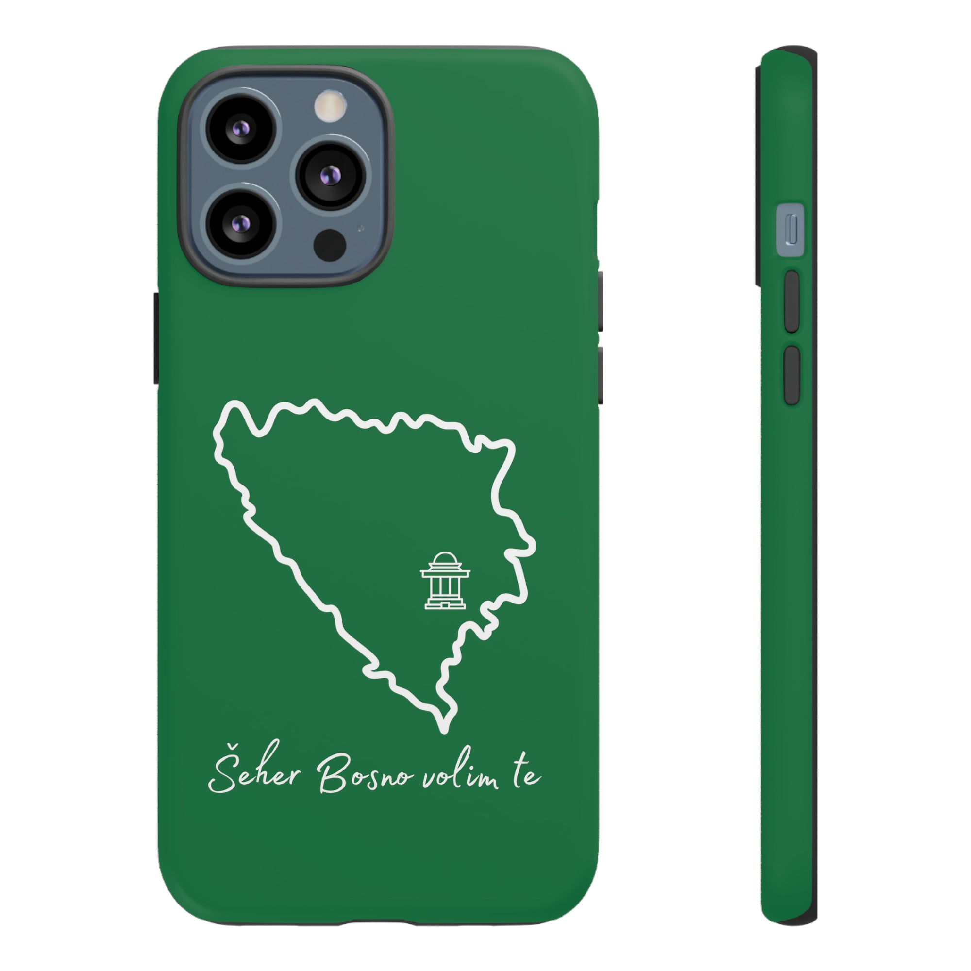 Šeher Bosno Volim Te Phone Case - Green