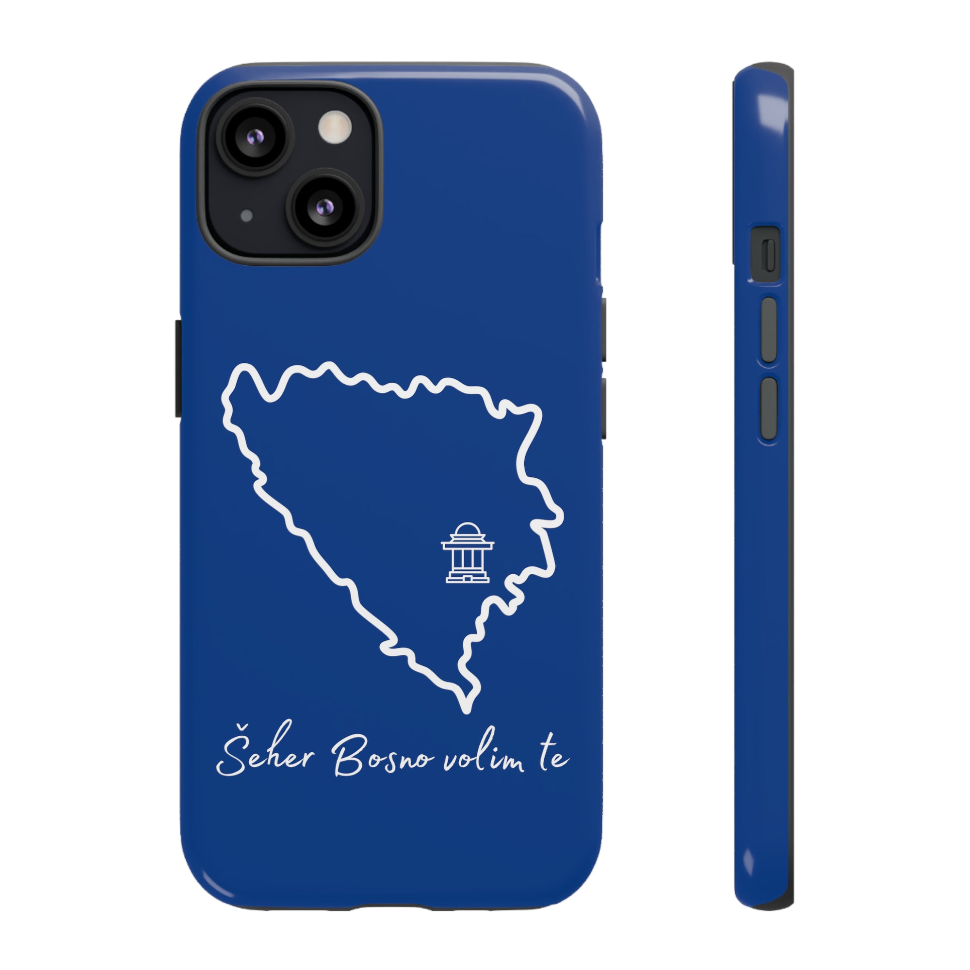 Šeher Bosno Volim Te Phone Case - Blue