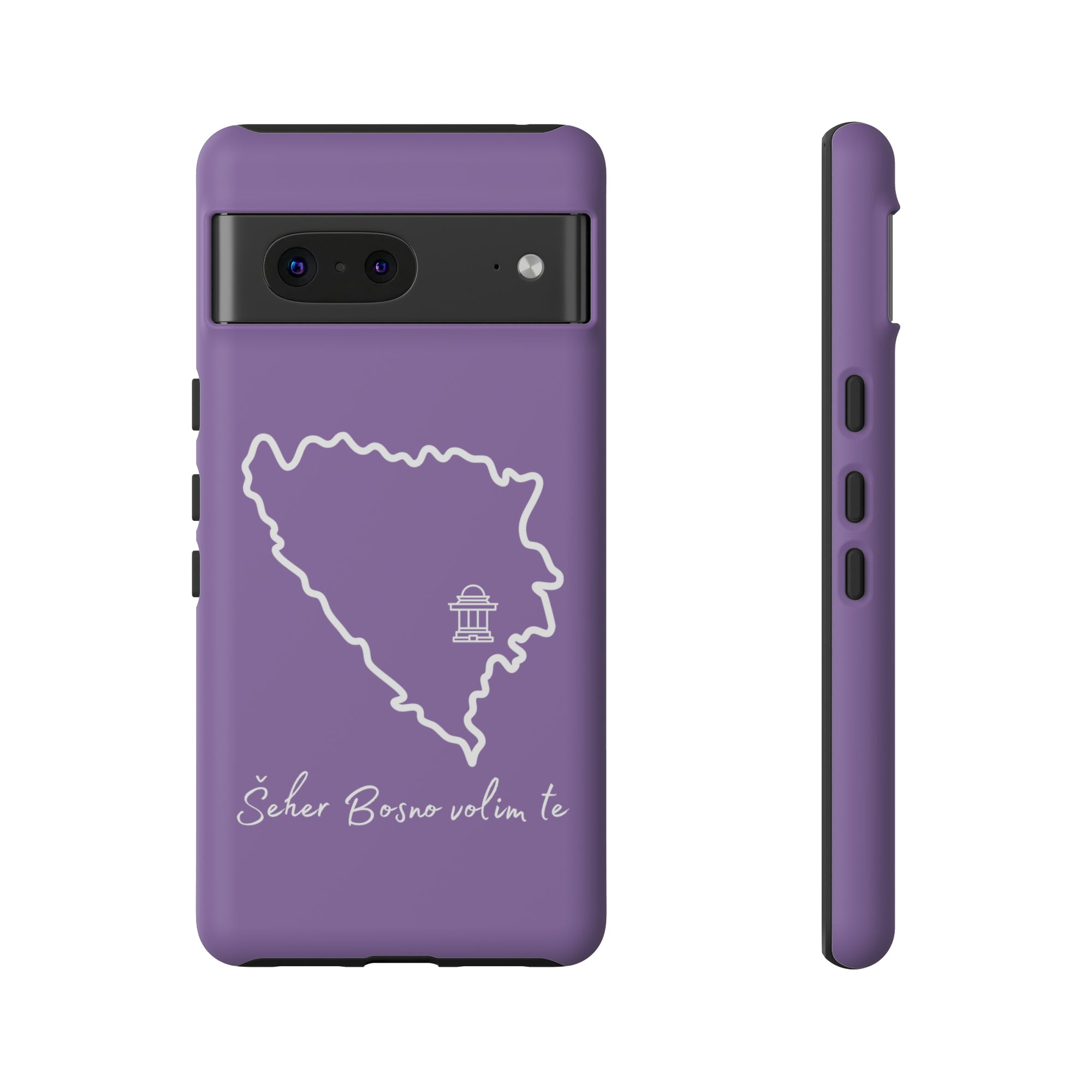 Šeher Bosno Volim Te Phone Case - Purple