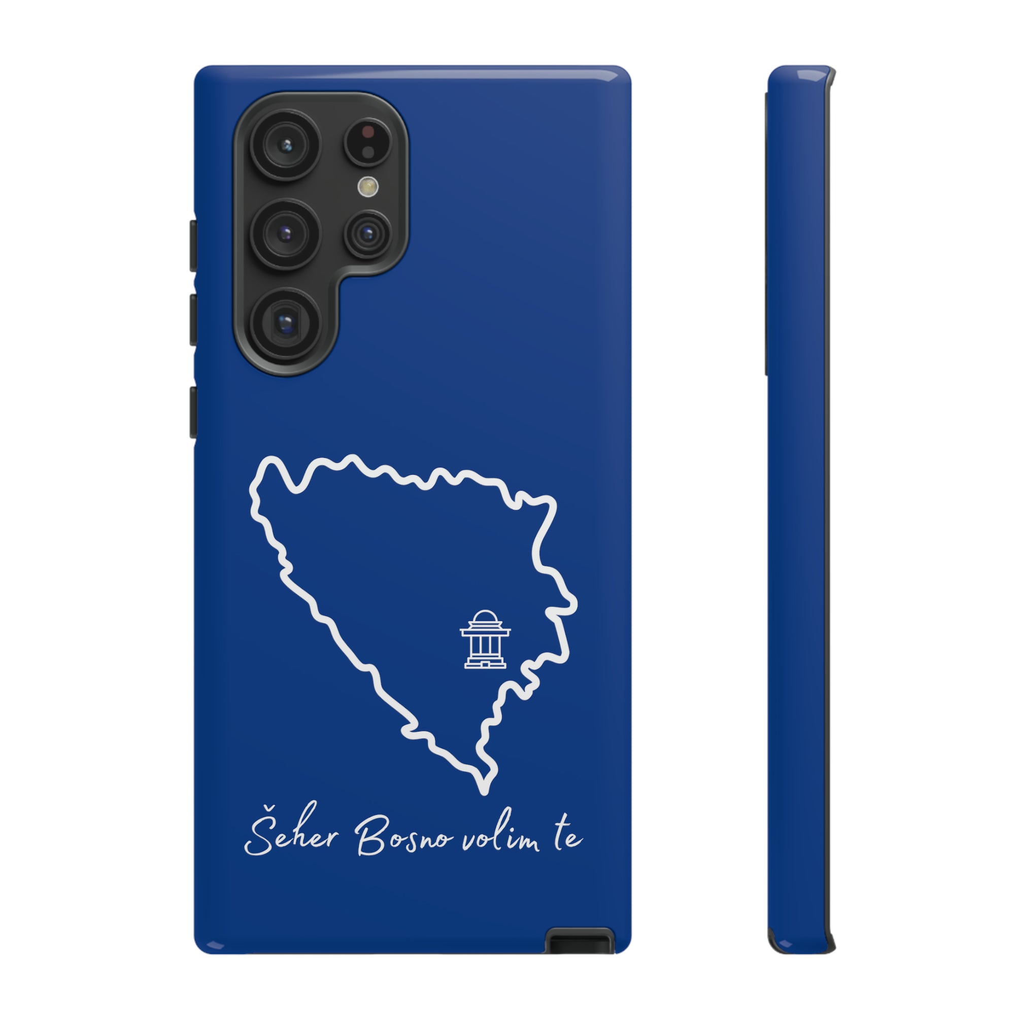 Šeher Bosno Volim Te Phone Case - Blue