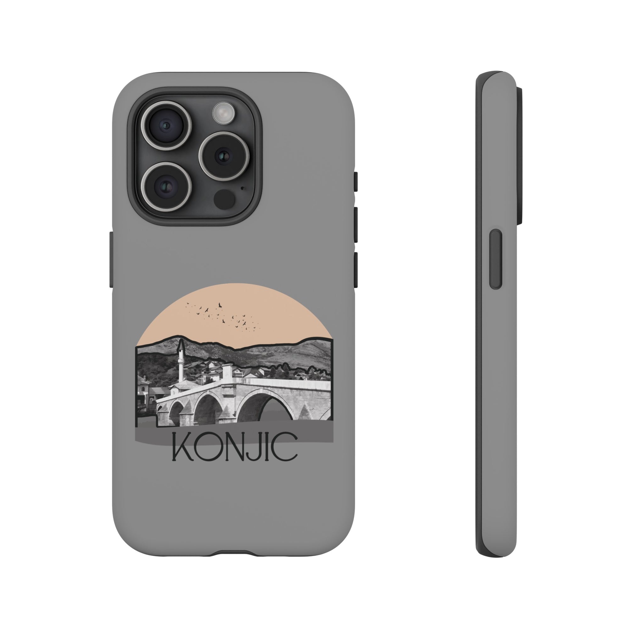 KONJIC Phone Case - Grey