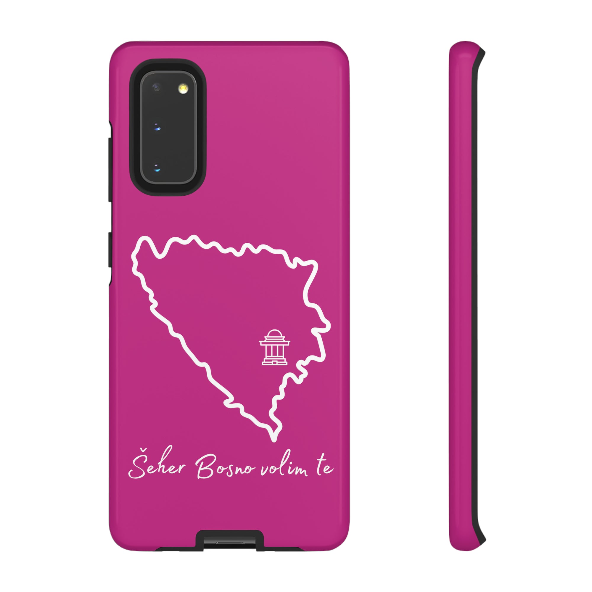 Šeher Bosno Volim Te Phone Case - Pink