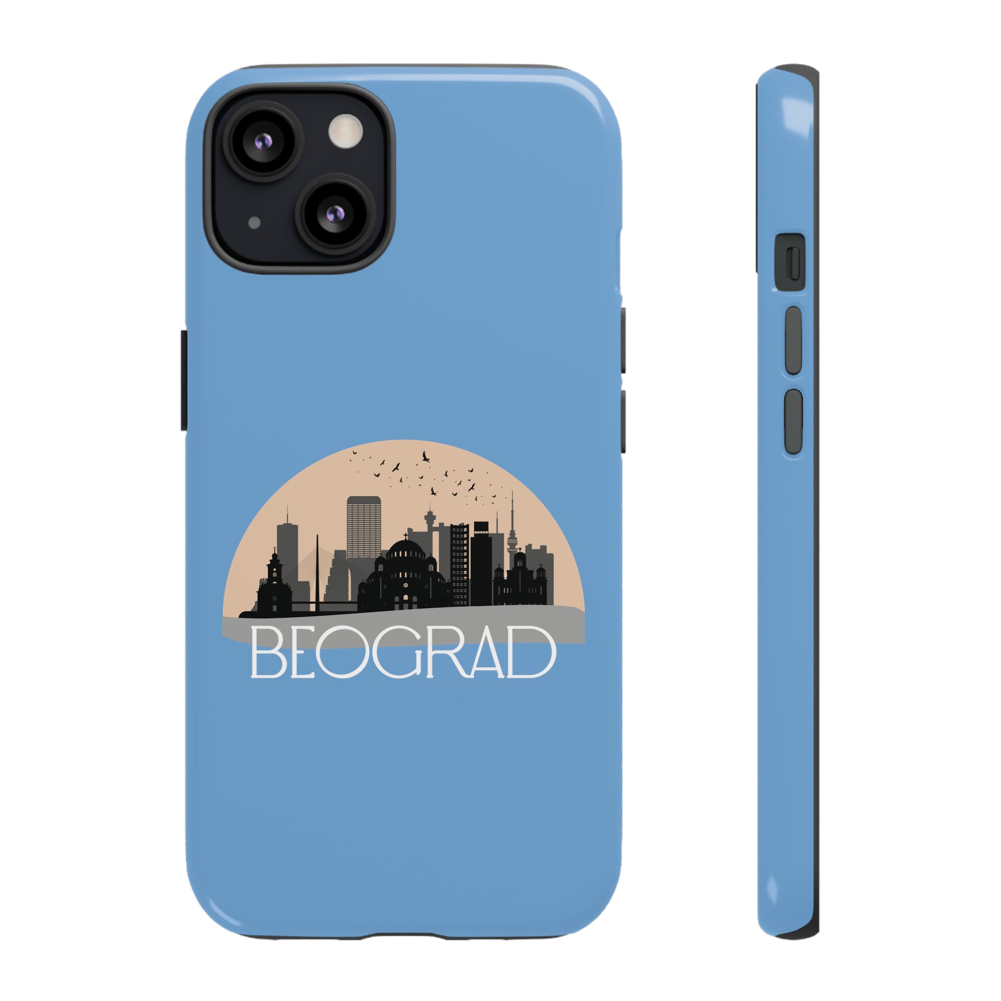 BEOGRAD Phone Case - Light Blue