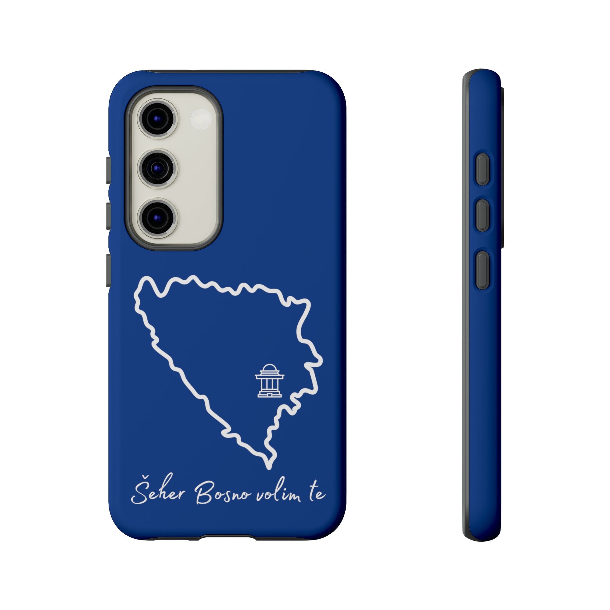 Šeher Bosno Volim Te Phone Case - Blue