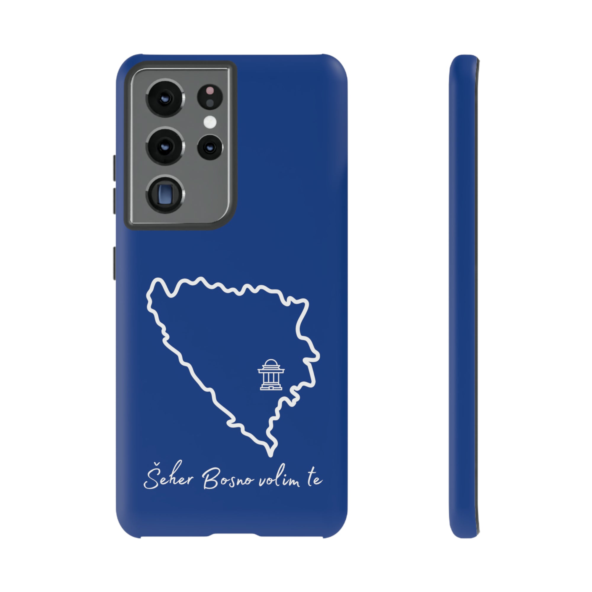 Šeher Bosno Volim Te Phone Case - Blue