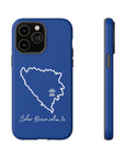 Šeher Bosno Volim Te Phone Case - Blue