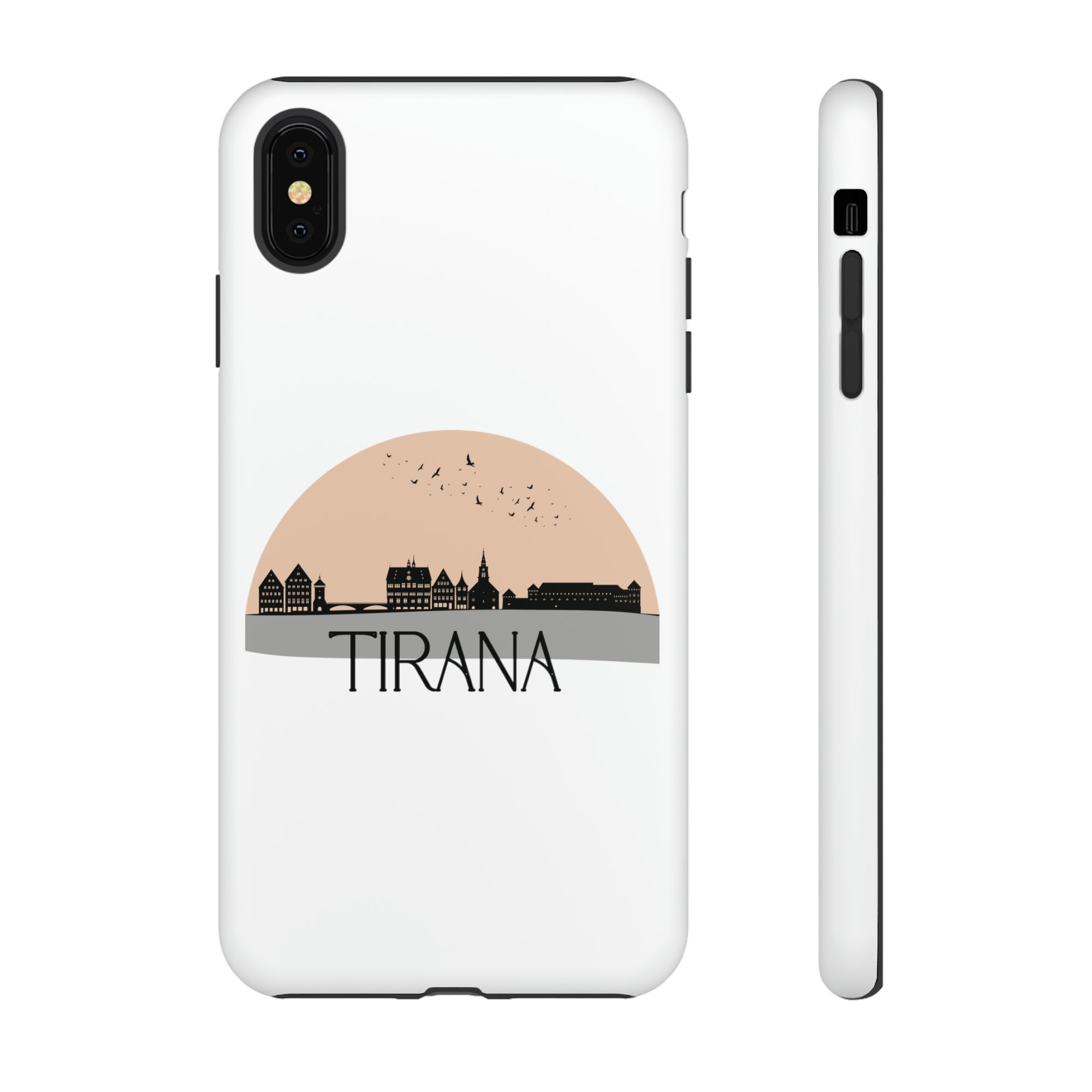 TIRANA Phone Case - White