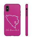 Šeher Bosno Volim Te Phone Case - Pink