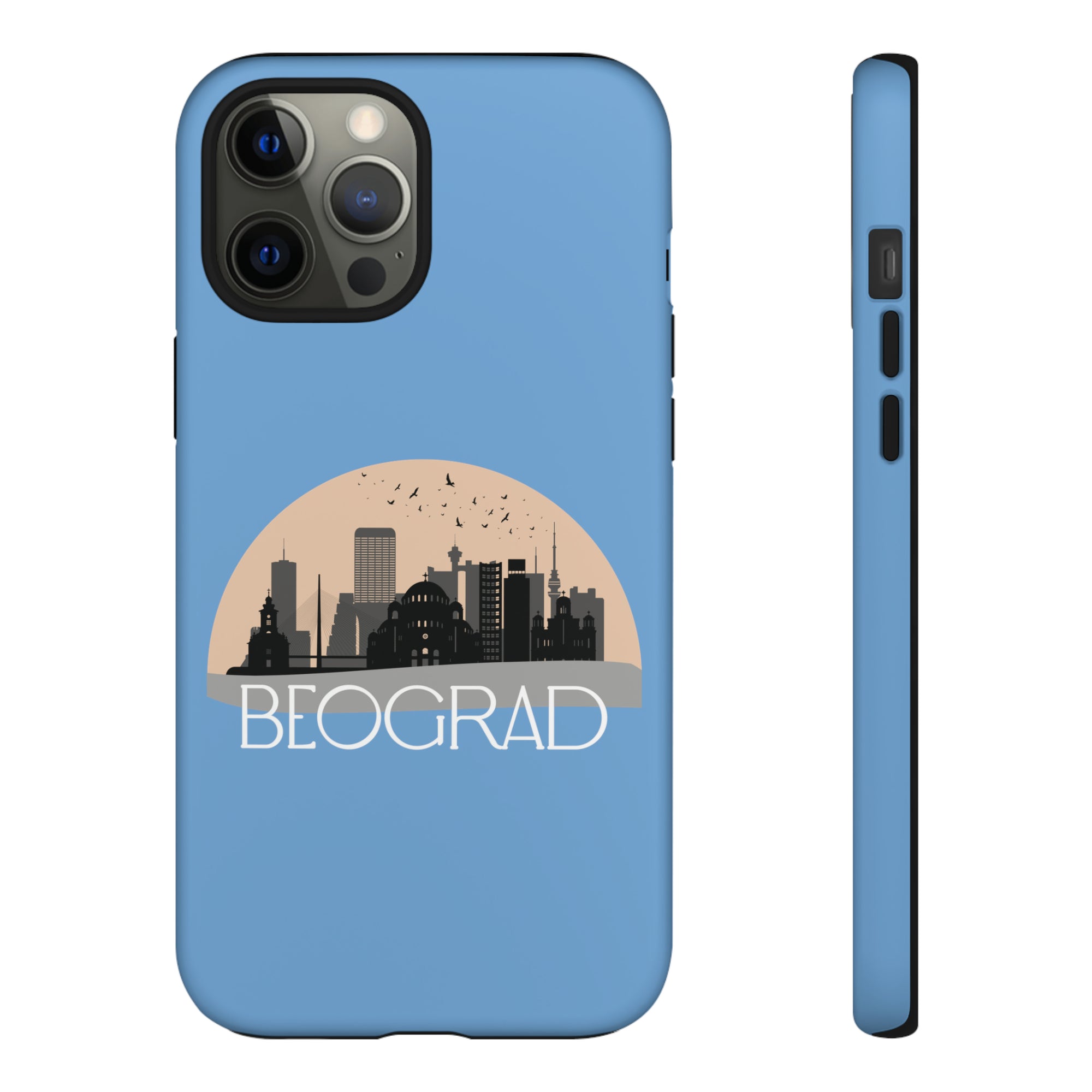 BEOGRAD Phone Case - Light Blue