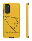 Šeher Bosno Volim Te Phone Case - Yellow