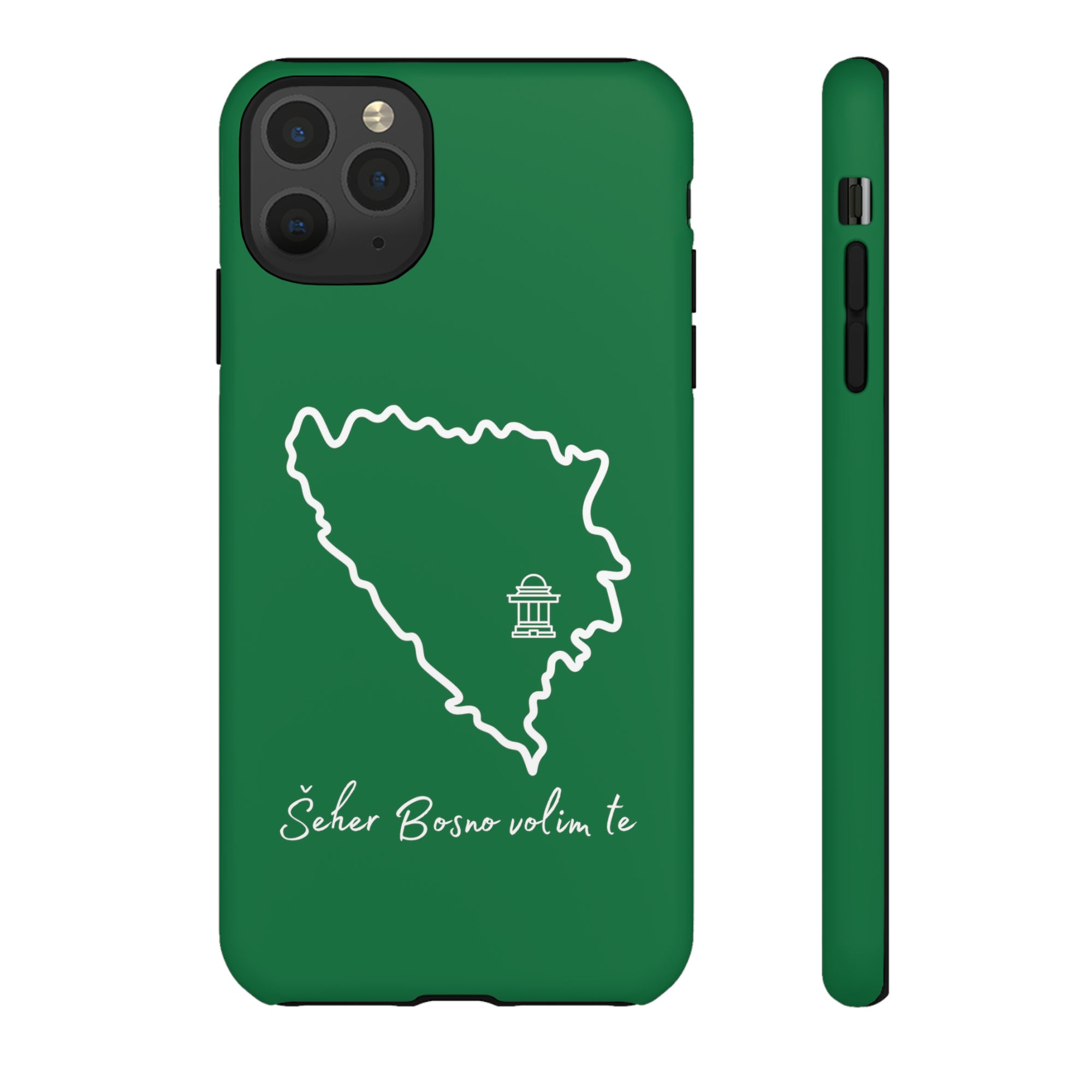 Šeher Bosno Volim Te Phone Case - Green