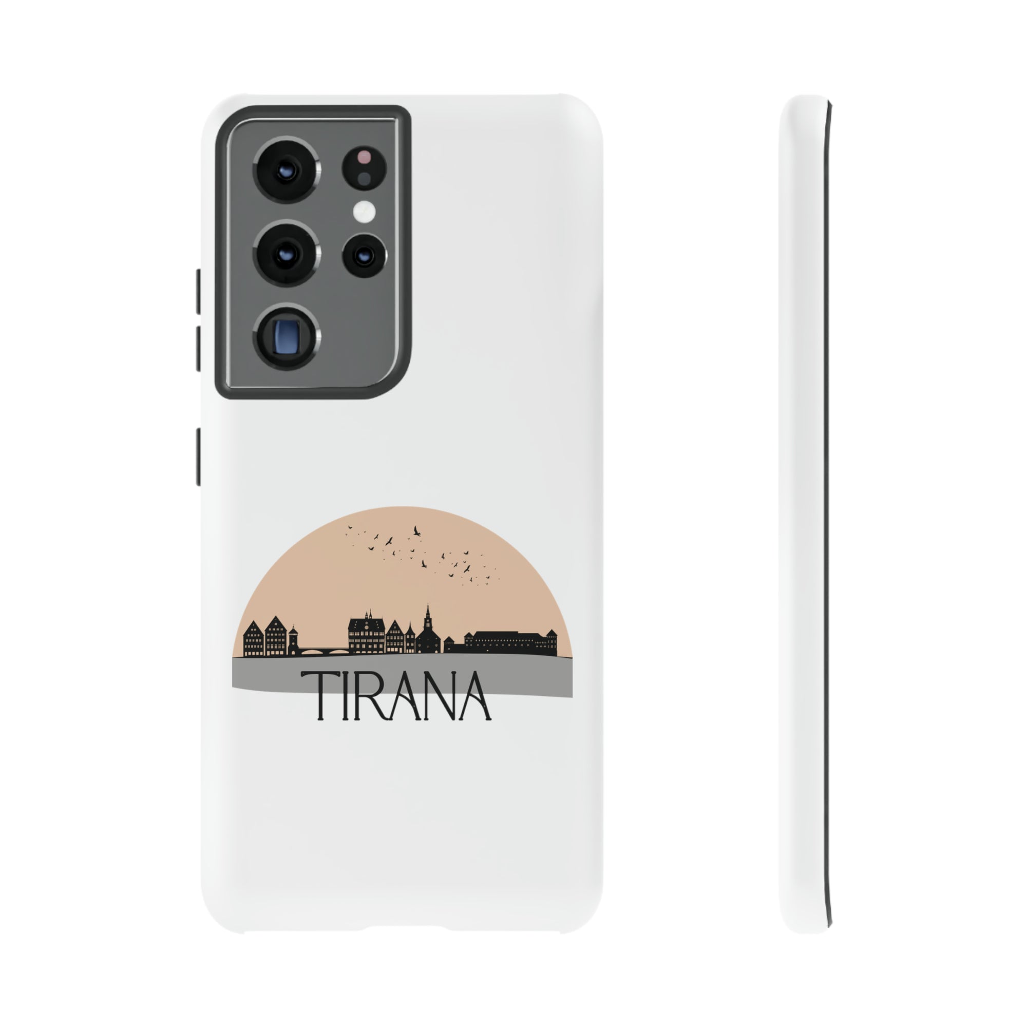 TIRANA Phone Case - White