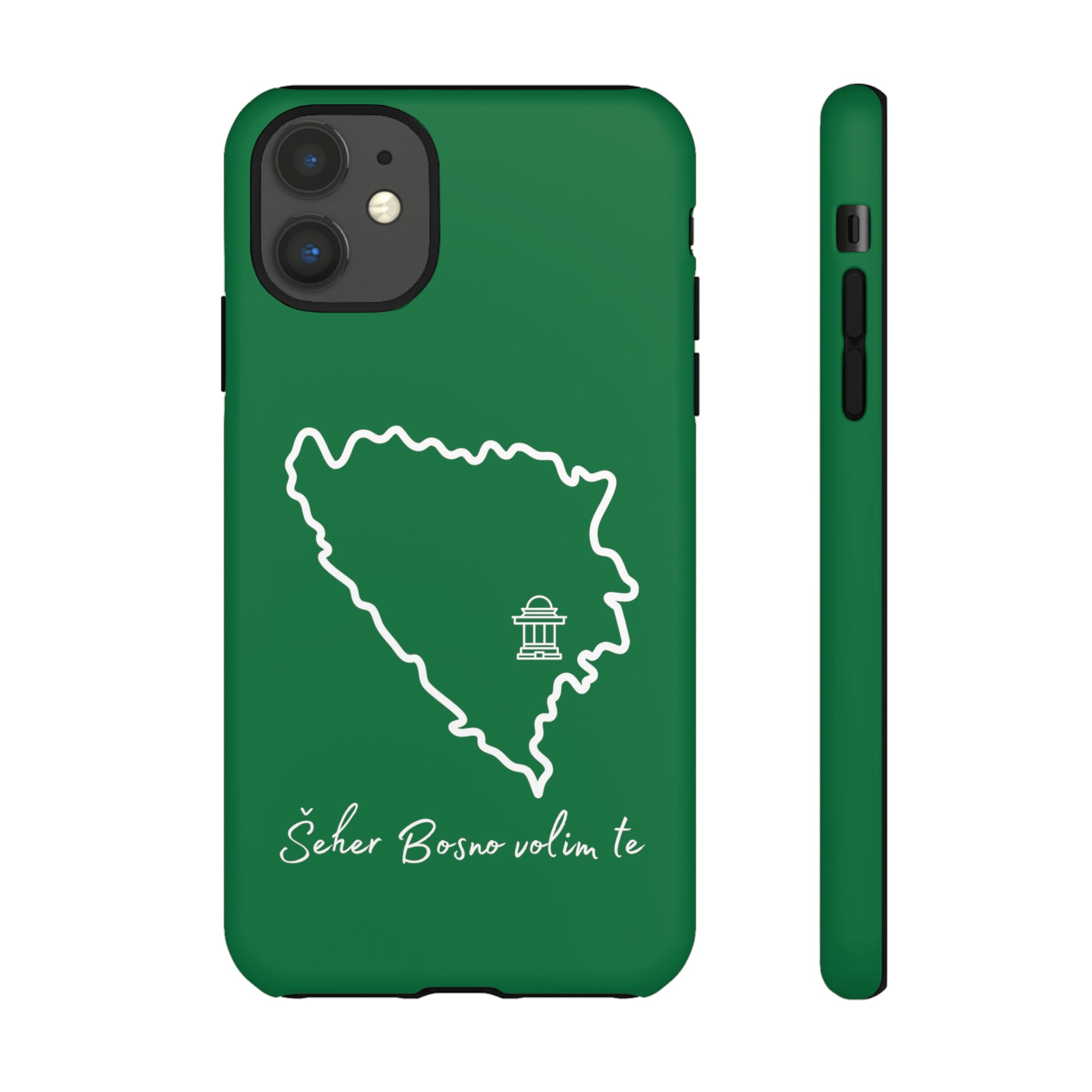 Šeher Bosno Volim Te Phone Case - Green