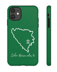 Šeher Bosno Volim Te Phone Case - Green