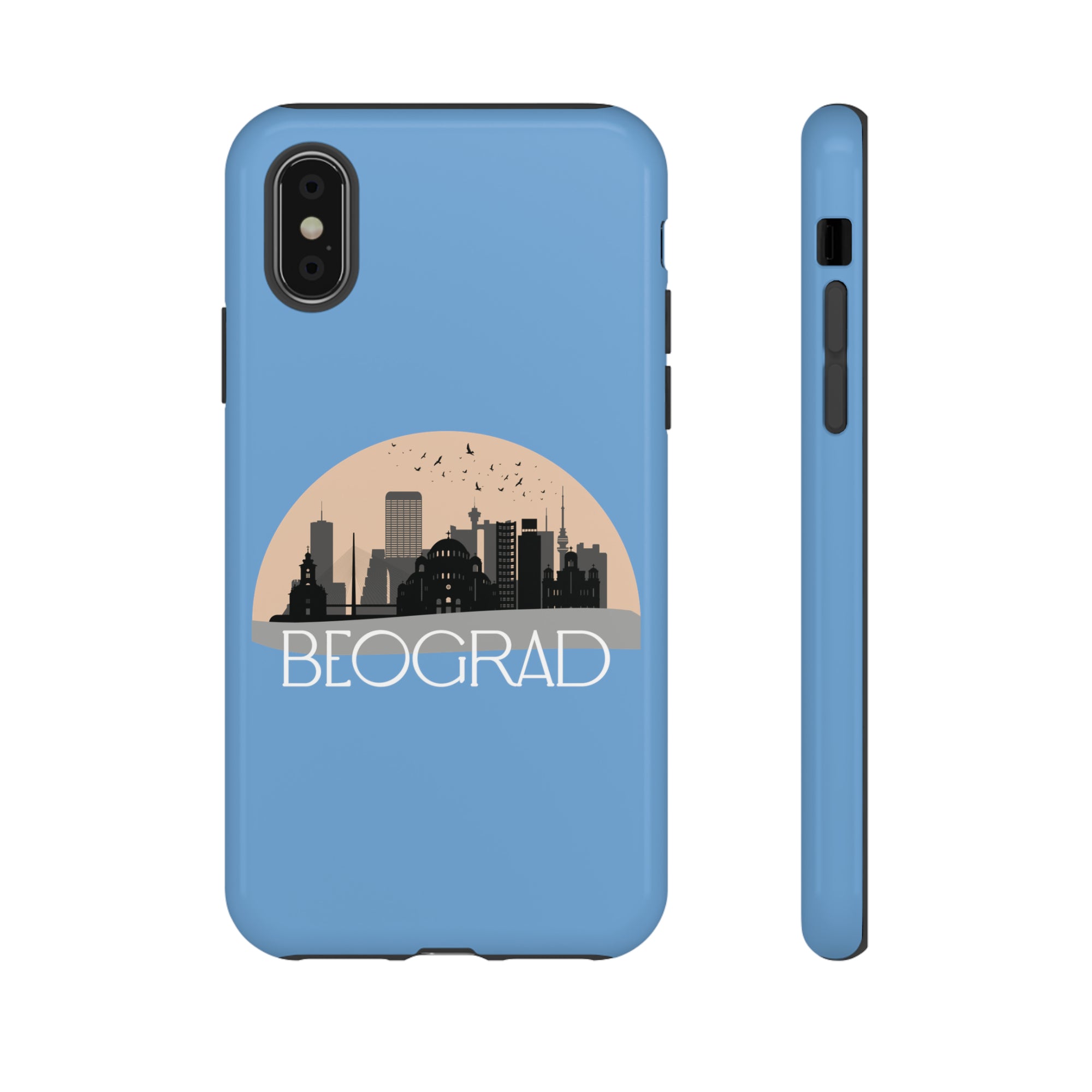 BEOGRAD Phone Case - Light Blue